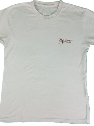 Remera Blanca - Colegio Inglés