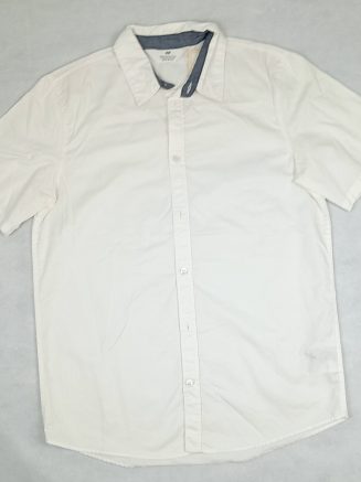 Camisa blanca manga corta