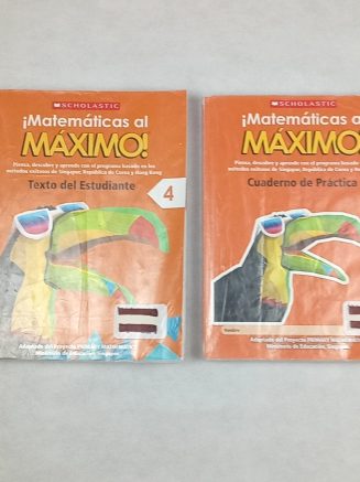 ¡Matemáticas al Máximo! 4 - pack de 2 libros